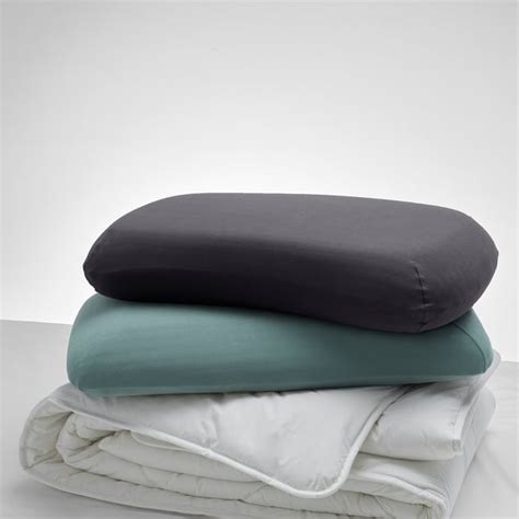 TÖCKENFLY pillowcase for ergonomic pillow, grey, 29x43 cm (11x17") - IKEA