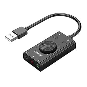 NEE USB Sound Card Plug and Play External Stereo Sound Adapter ...