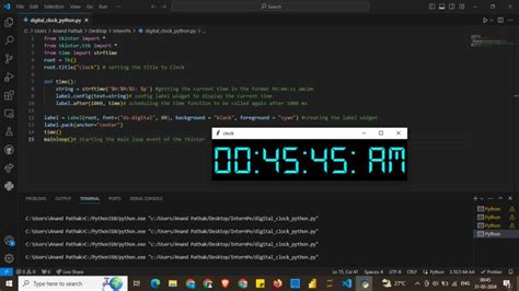 Image result for Python to Create Digital Clock Using Tkinter
