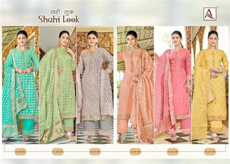 Shahi Look Alok Jacquard Plazzo Style Suits – Kavya Style Plus