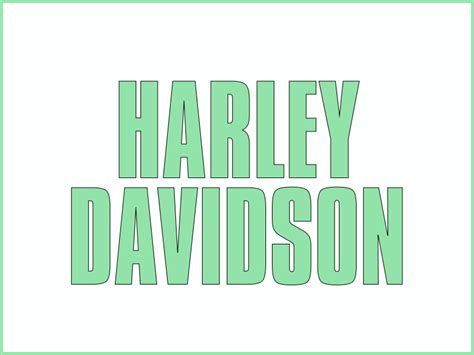 Harley Davidson Font (FREE DOWNLOAD!)