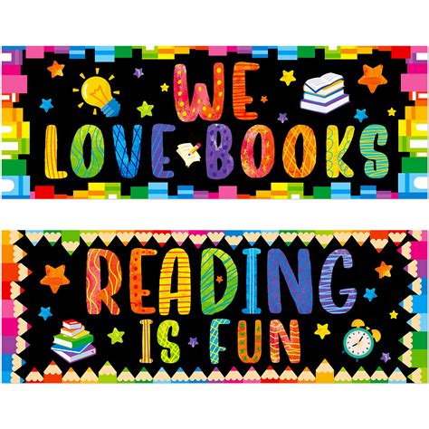 Buy Classroom Banner , 2 PCS Inspirational Bulletin Board Decoration ...