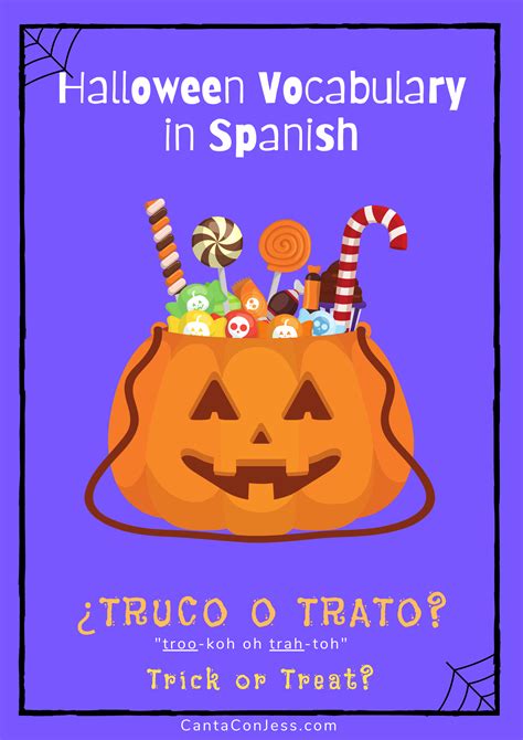 Trick or Treat in Spanish: Truco o Trato or Dulce o Truco | Spanish ...