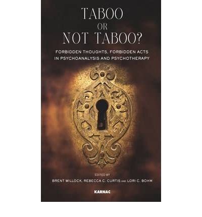 Buy Taboo or Not Taboo?: Forbidden Thoughts, Forbidden Acts in ...