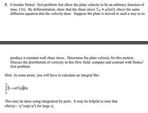 Image result for Stokes First Problem