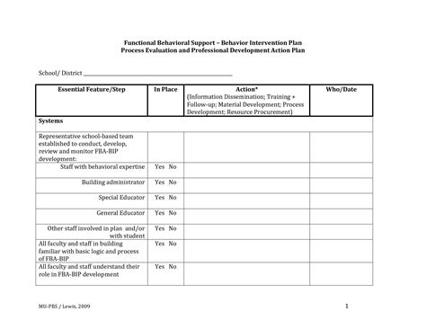 Image result for Positive Behavior Support Plan Forms