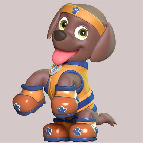 ArtStation - Zuma sports Uniform - Paw patrol | Resources
