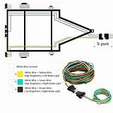 Buy VINAUO Trailer Wiring Harness Kit, 25ft 4 Pin Trailer Wiring ...