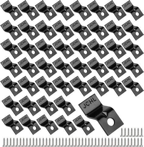 Buy JCHL Table Desk Top Fasteners with Screws Black Heavy Duty Z Table ...