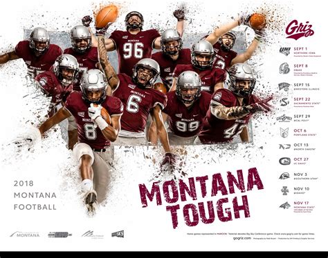Griz release the 2018 poster | Montana Grizzlies Athletics Fan Forums