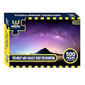 Buy Webby The Milky Way Galaxy Over The Mountain Jigsaw Puzzle, 500 ...