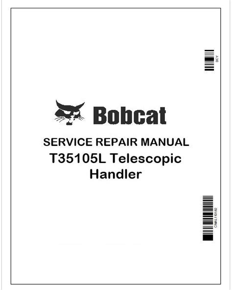 Bobcat T35105L Telehandler Service Manual PDF (S/N B3GP)