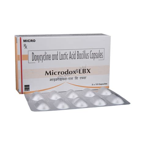 Microdox-LBX Capsule: Price, Uses, Side Effects & How to Use - MediBuddy