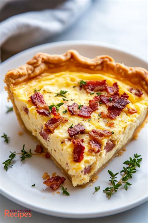 Authentic French Quiche Lorraine Recipe - EasyWorldRecipes