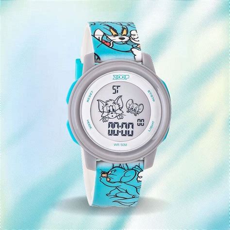 Buy Online Zoop Tom & Jerry Digital Watch with Green Case and Green ...