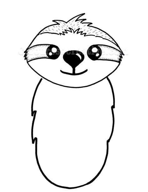 Image result for How to Draw a Two Toed Sloth