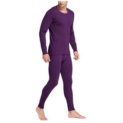 BLCHUNen Thermal Underwear for Men Long Johns Base Layer Top and Bottom ...