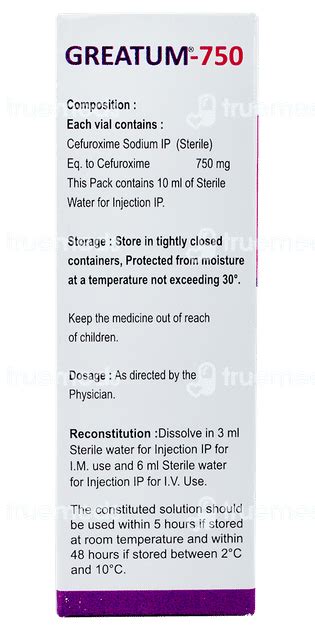 Greatum 750 Mg Injection: Uses, Side Effects, Price & Substitutes