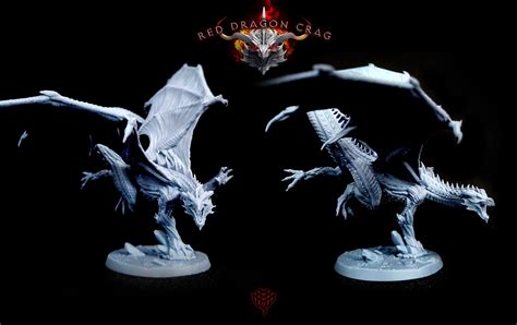 Exclusive RED DRAGON (Young, Adolescent, Adult, Elder) (7 poses) STL ...