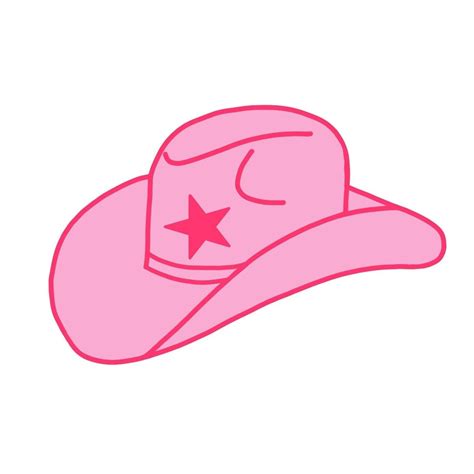 Pink Cowgirl Hat Clip Art