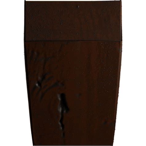 Ekena Millwork 36-in W x 4-in H x 4-in D Hickory (Premium) Hollow ...