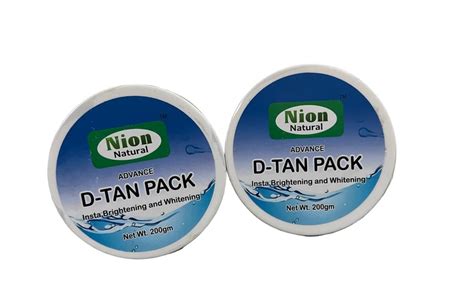Buy Nion Natural D-Tan Glowing Skin Face Mask For Men Women | D Tan ...