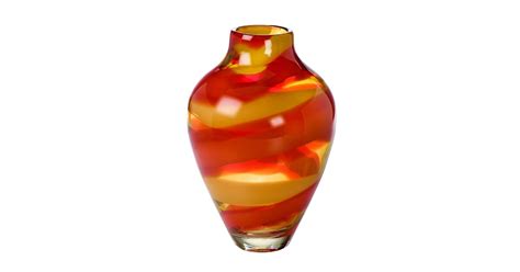 Waterford 143380 Evolution Red Sea 12" Glass Vase | Ferguson Home