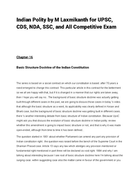 Rename 16-20 - This is a summary of M Laxmikanth Book. This Summary ...