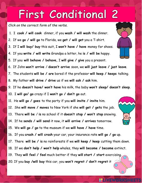 First Conditional Games ESL 的图像结果