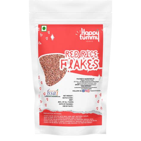 Flakes-Red Rice / Red Kavuni Rice – Happy Tummy Foods