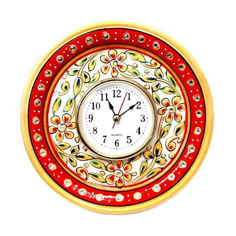 Attractive Marble Table Clock (Product Code 2063) at Rs 638.00
