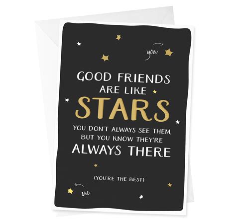 Good Friends are like Stars - Kreate Paper Co.