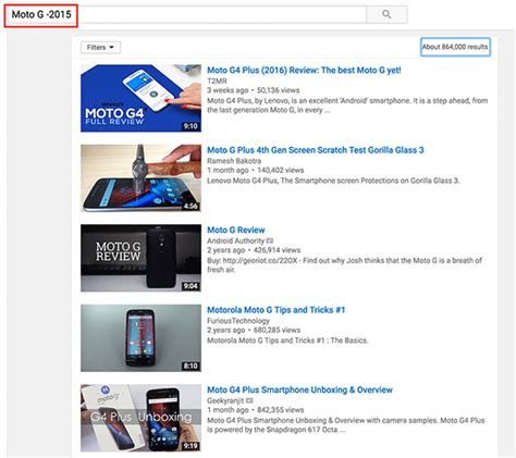 Image result for Youtube Search Tips
