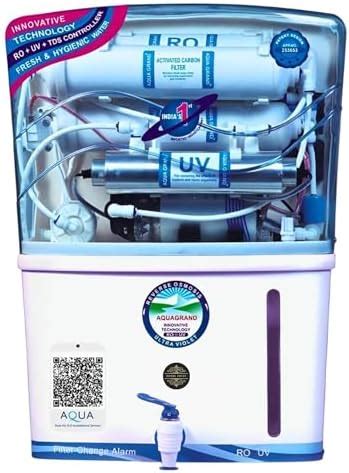AQUA GRAND PLUS ORIGINAL Water Purifier, 12L Capacity, RO+LED UV+ORC ...