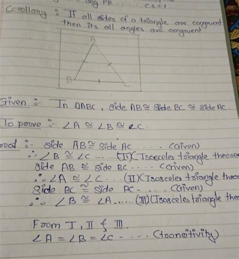 If all sides of a triangle are congruent then its all angles are ...