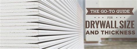The Go-To Guide for Drywall Size and Thickness | by Williams Brothers ...