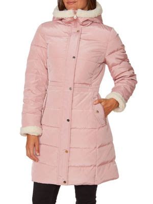 Faux-Shearling Lined Parka Coat