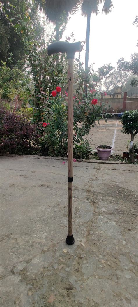 iWalk Wooden Style Coated Premium Walking Stick for Old People, Adult ...