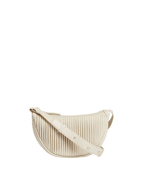 Buy Leather Pleated Sling Cross Body Bag at Marks & Spencer