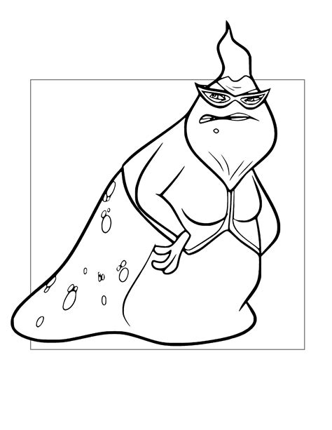 Monsters Inc Roz Coloring Pages