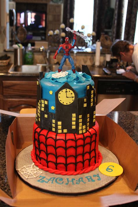 Spiderman cake for a sweet 6 year old boy! Sweet Birthday Cake, 6th ...