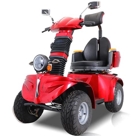 Buy SUFUL 4 Tire Wheels Powered Mobility Scooters for Seniors & Adults ...