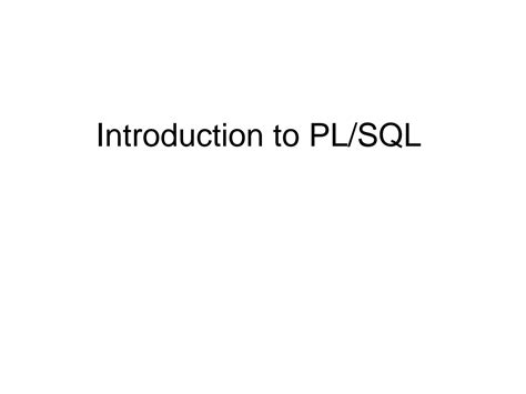 Image result for PL SQL Environment DBMS English
