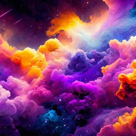 Hand painted background in violet and orange colours | Premium AI ...