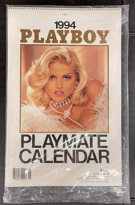 Vintage 1994 Playboy Playmate Calendar featuring Anna Nicole Smith