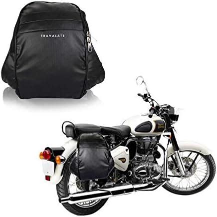 Autofy Silver Eagle/Hawk Print Universal Side Bag/Saddle/Travel Bag ...