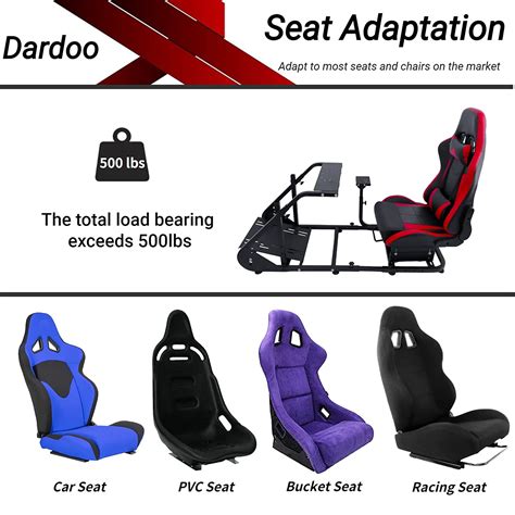 Buy Dardoo गेमिंग सिम्युलेटर कॉकपिट फ्रेम सभी Logitech G923 G29 G920 ...