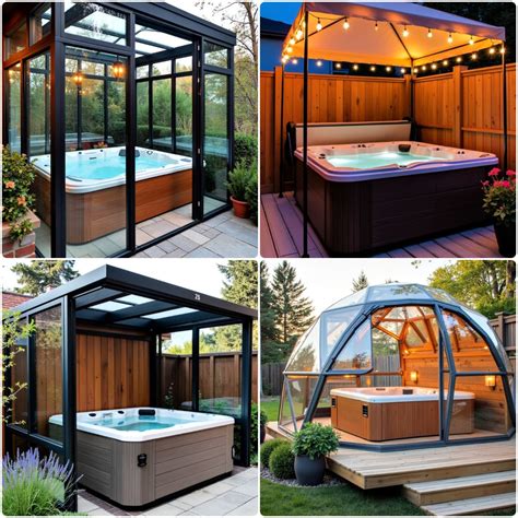 20 Hot Tub Enclosure Ideas for Privacy and Comfort