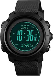 Digital Watch Military Tactical Sports Compass Pedometer Alarm ...