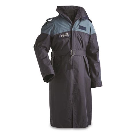 Romanian Police Surplus Waterproof Trench Coat, Like New | Sportsman's ...